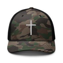 Load image into Gallery viewer, ✝ - camo trucker hat
