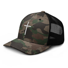 Load image into Gallery viewer, ✝ - camo trucker hat
