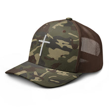 Load image into Gallery viewer, ✝ - camo trucker hat
