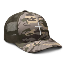 Load image into Gallery viewer, ✝ - camo trucker hat
