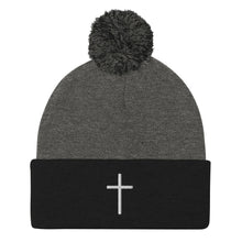 Load image into Gallery viewer, ✝ - pom pom beanie
