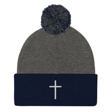 Load image into Gallery viewer, ✝ - pom pom beanie
