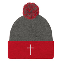 Load image into Gallery viewer, ✝ - pom pom beanie
