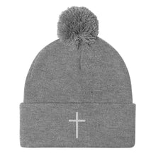 Load image into Gallery viewer, ✝ - pom pom beanie
