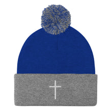 Load image into Gallery viewer, ✝ - pom pom beanie
