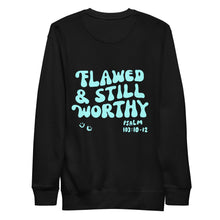 Load image into Gallery viewer, flawed but worthy - crewneck
