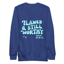 Load image into Gallery viewer, flawed but worthy - crewneck
