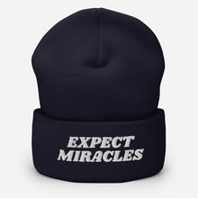 Load image into Gallery viewer, expect miracles - cuffed beanie
