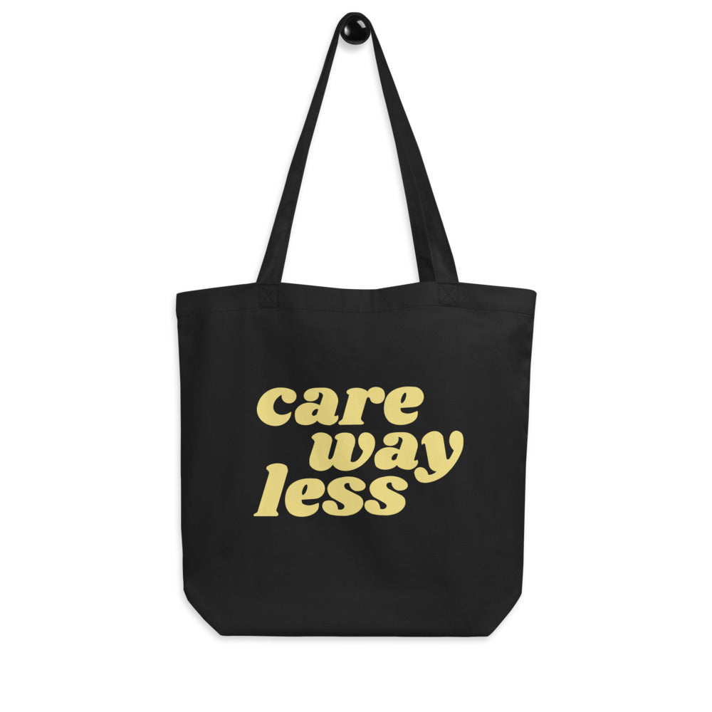 care way less - eco friendly tote bag