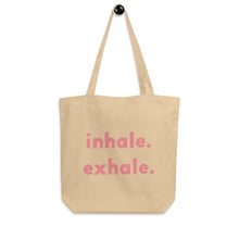 Load image into Gallery viewer, breathe - eco friendly tote bag
