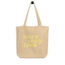 Load image into Gallery viewer, care way less - eco friendly tote bag
