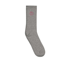 Load image into Gallery viewer, smiley - embroidered socks
