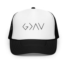 Load image into Gallery viewer, God is greater - foam trucker hat
