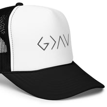 Load image into Gallery viewer, God is greater - foam trucker hat
