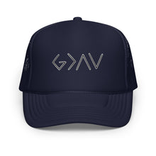 Load image into Gallery viewer, God is greater - foam trucker hat
