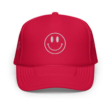 Load image into Gallery viewer, smiley - foam trucker hat
