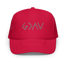 Load image into Gallery viewer, God is greater - foam trucker hat
