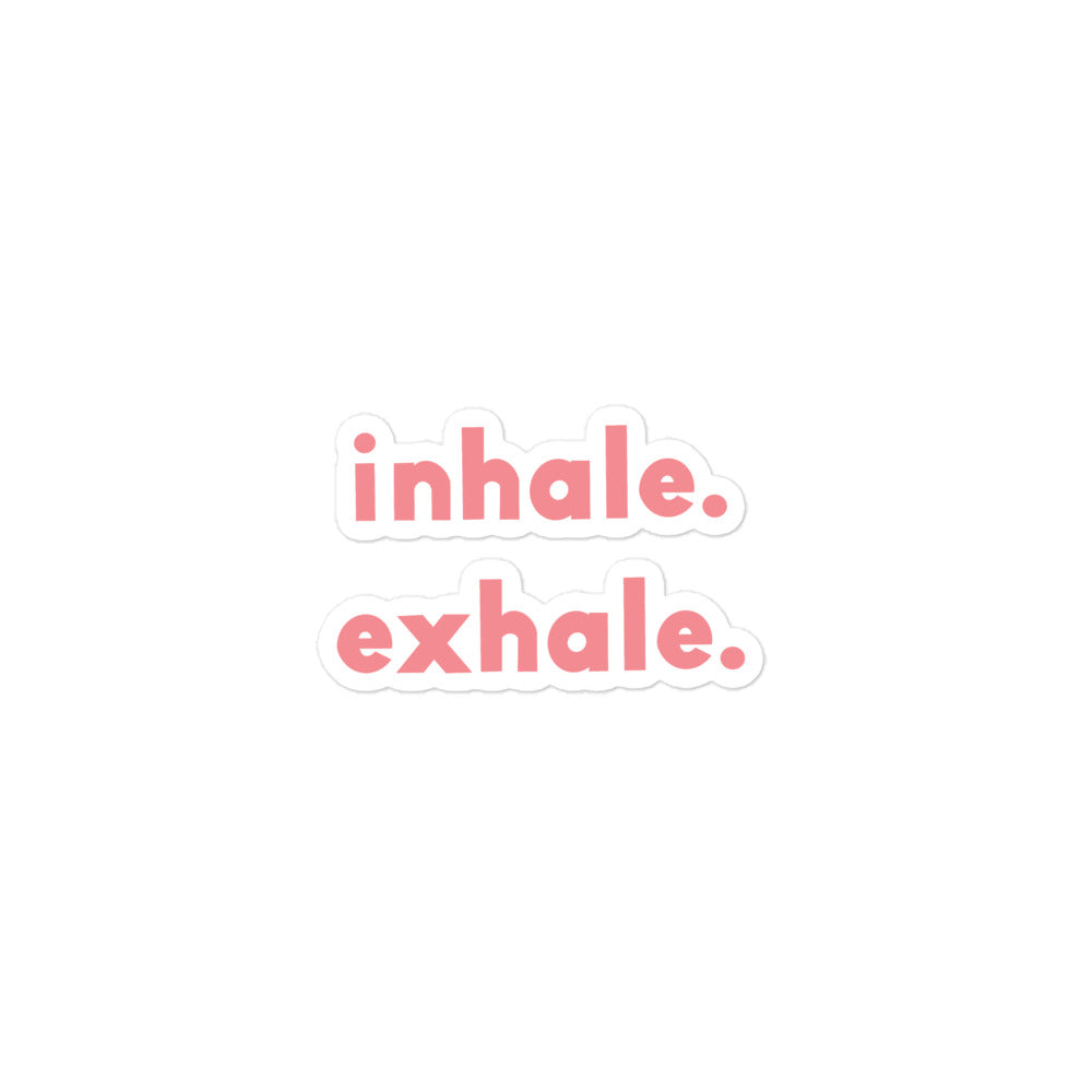 breathe - sticker