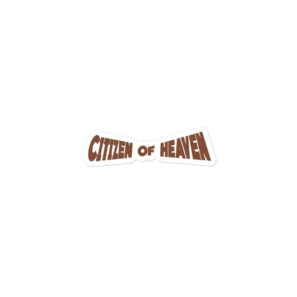 citizen of heaven - sticker