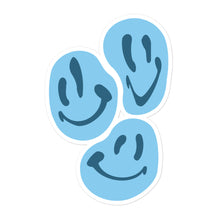 Load image into Gallery viewer, blue smiles - sticker
