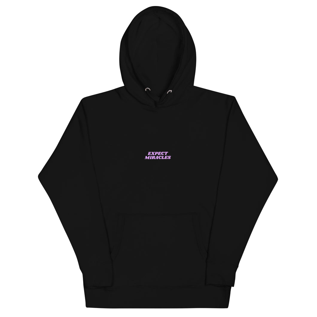 expect miracles - graphic hoodie