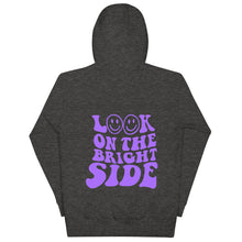 Load image into Gallery viewer, look on the bright side - graphic hoodie
