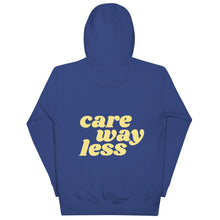 Load image into Gallery viewer, care way less - graphic hoodie
