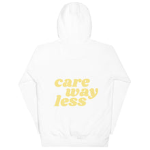 Load image into Gallery viewer, care way less - graphic hoodie
