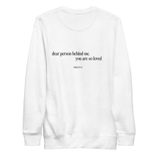 Load image into Gallery viewer, you are loved - crewneck
