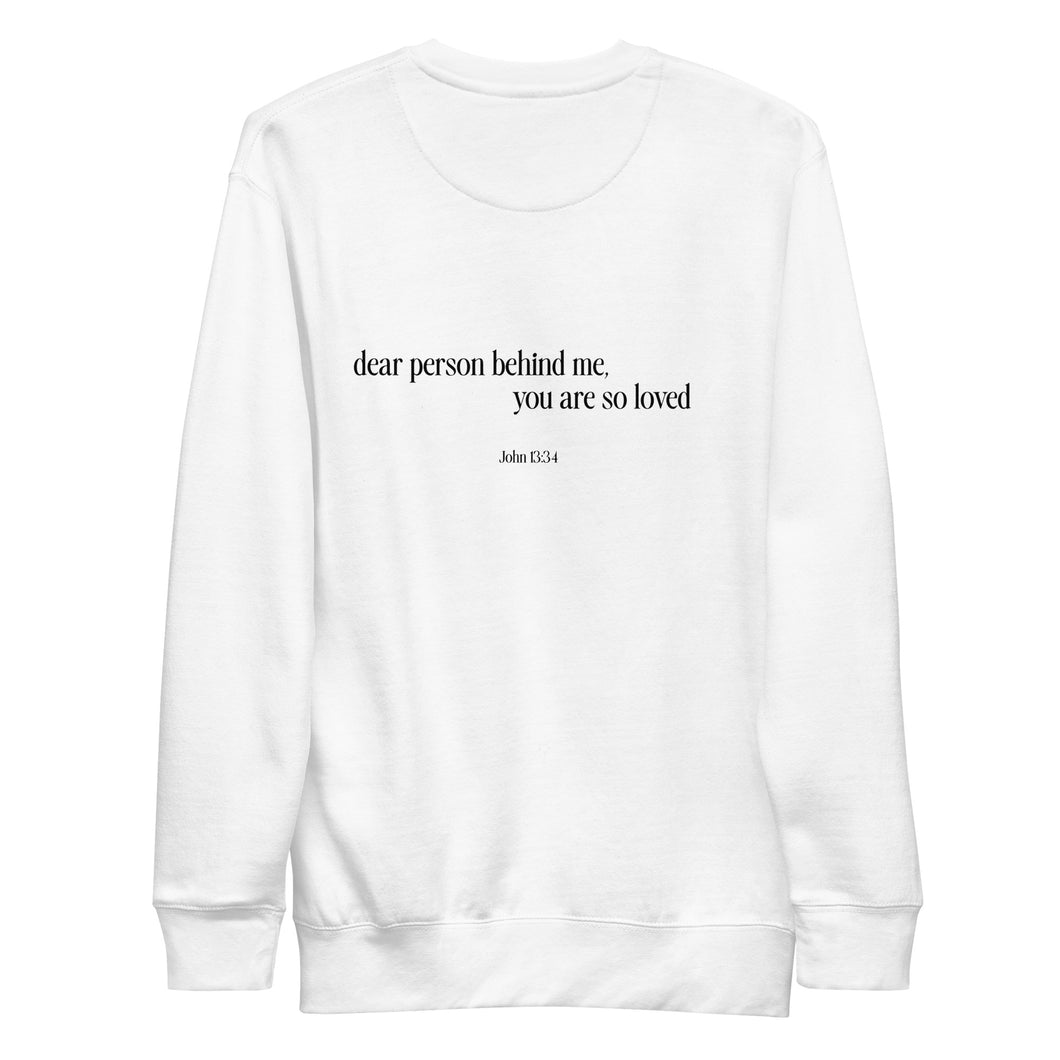 you are loved - crewneck